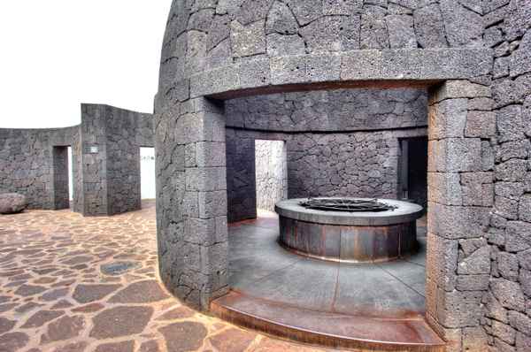 Grillen mit Erdwärme