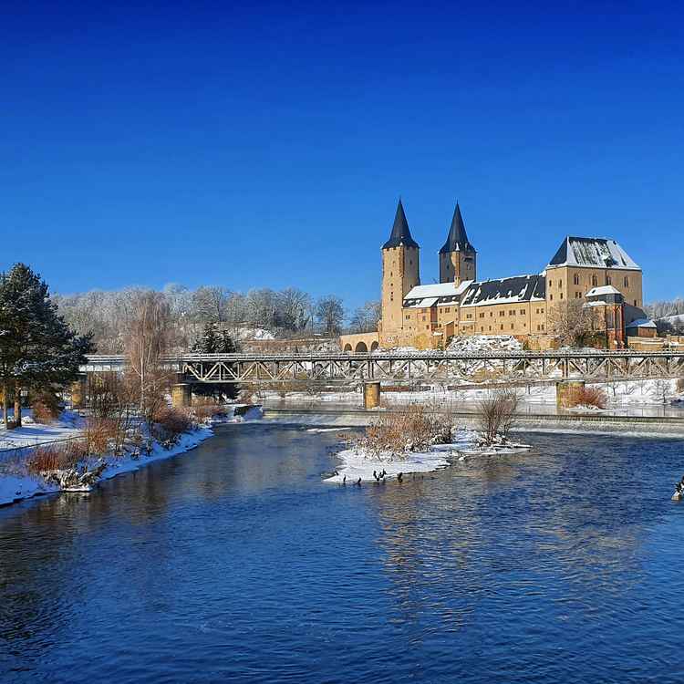 Winter am Rochlitzer Schloss