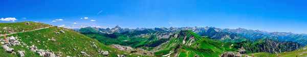 Alpenpanorama vom Nebelhorn aus