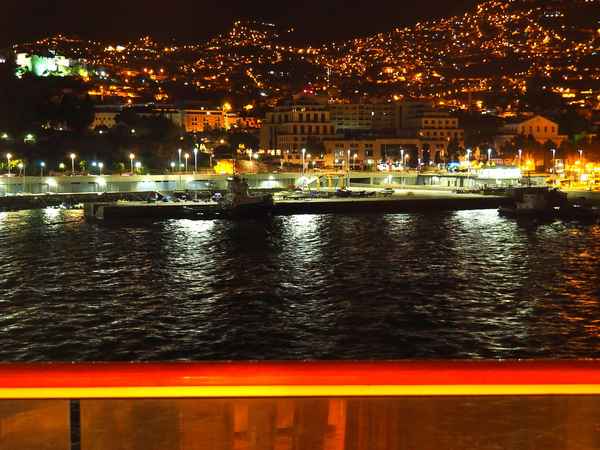 Panorama nächtliches Funchal