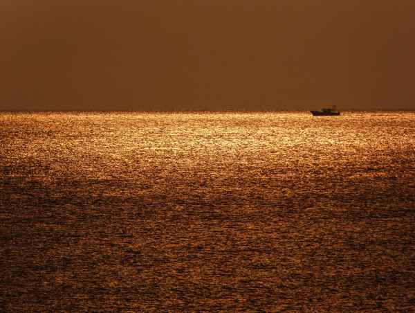 Sonnenuntergang im indischen Ozean