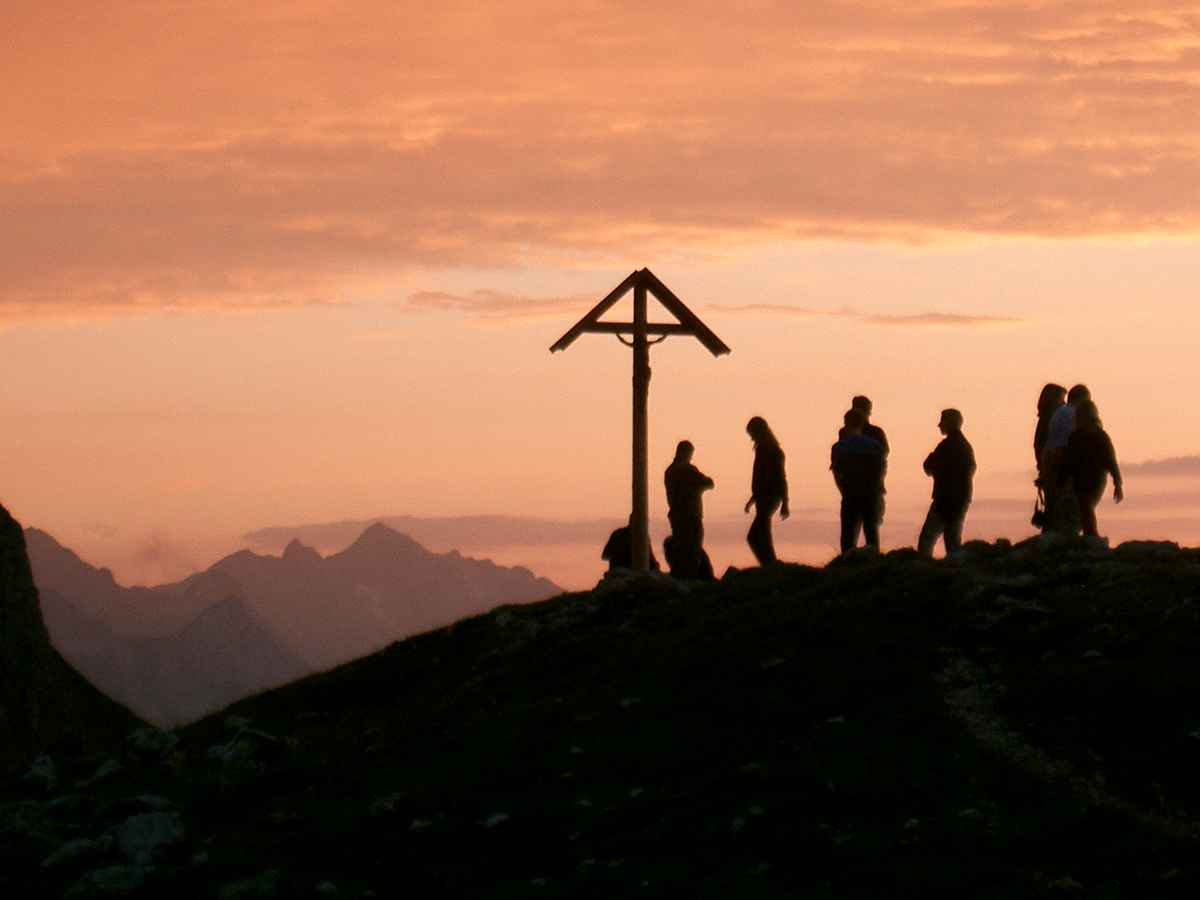 Abendstimmung an der Rappenseehütte