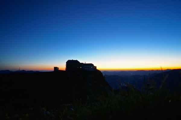 Watzmannhaus am Morgen