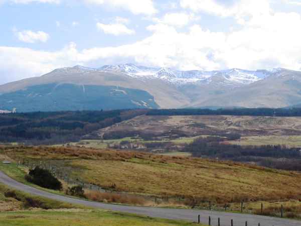 Auf dem Weg in die Highlands