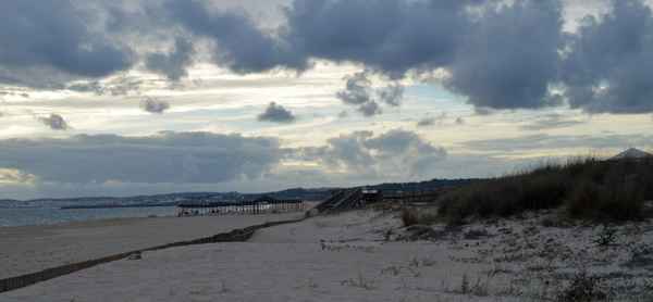 Abendhimmel am Strand von Alvor