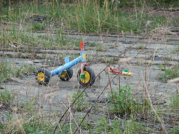 Dreirad im Kraftwerk in Zschornewitz
