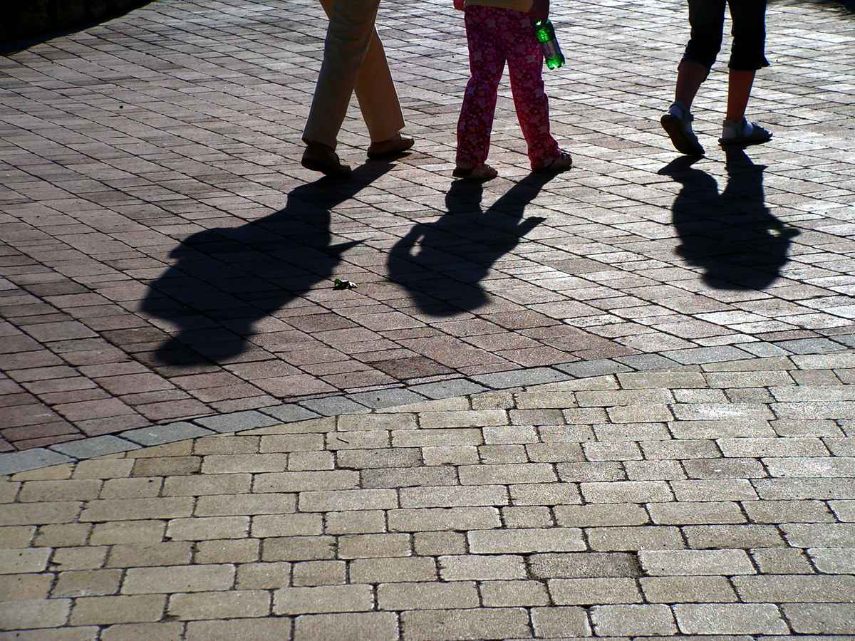 ...nie wird man seinen Schatten los