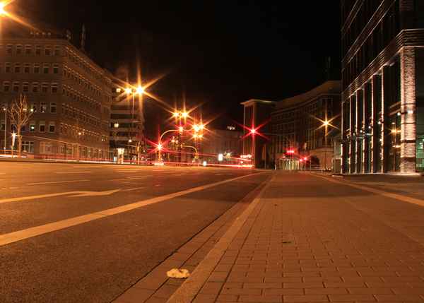 Nachts in der Großstadt - nix los