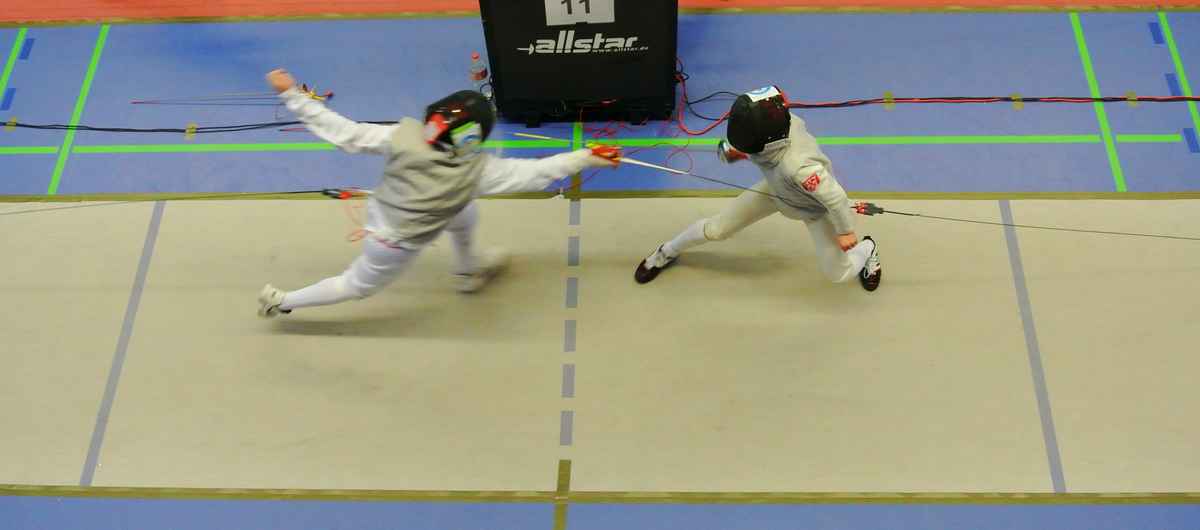 gefecht beim florettfechten