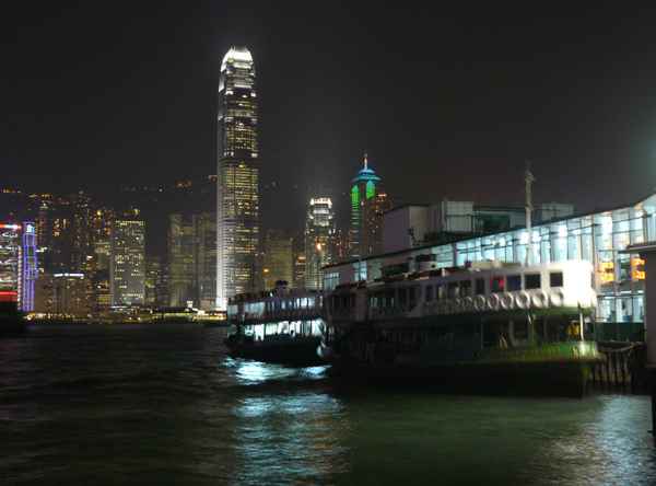 bewegtes Wasser in Hong Kong