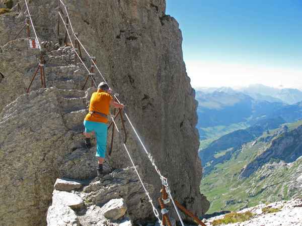 Kleiner Klettersteig am Säntis