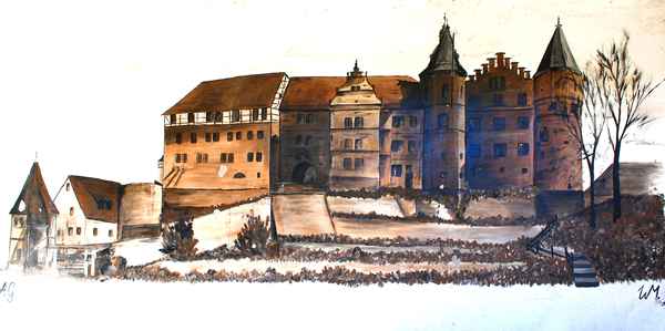 SCHLOSS BERTHOLDSBURG°°°°°°°°°°°gemalt