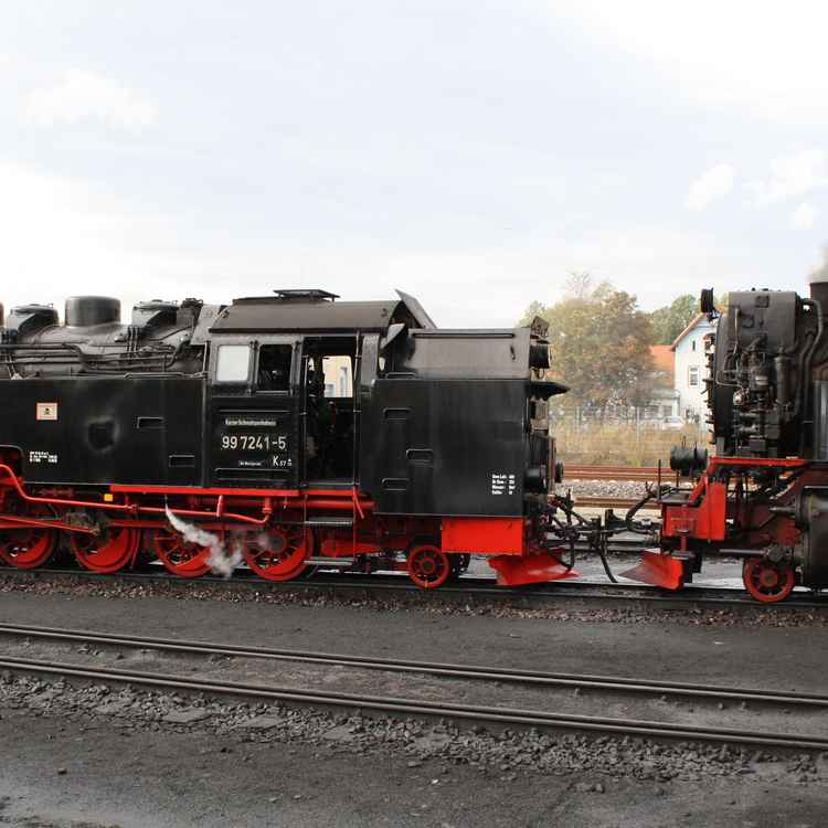 Vor dem Schuppen in Wernigerode (2)