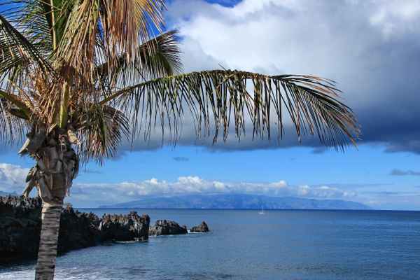 Blick von Teneriffa nach La Gomera
