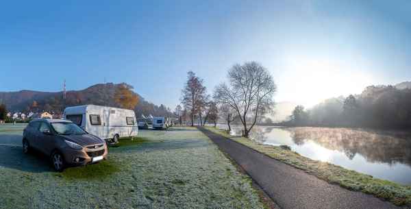 Camping an der Lahn