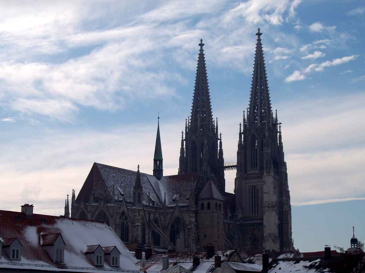 Winderlandschaft in Regensburg
