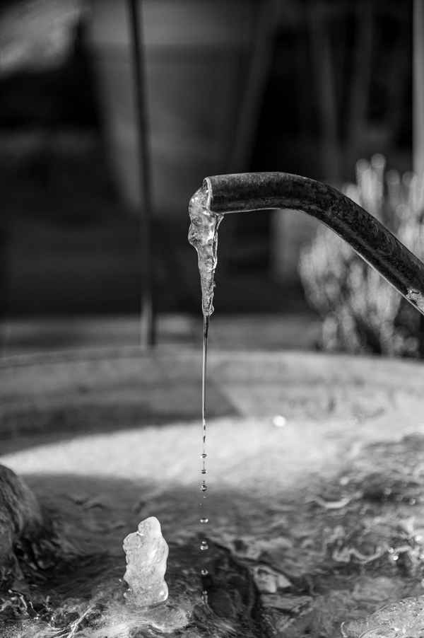 Gießkanne Schwarzweißfotografie
