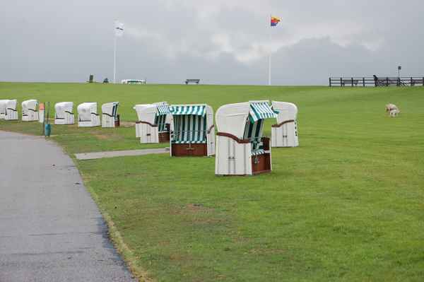 Strandkörbe an der Nordsee