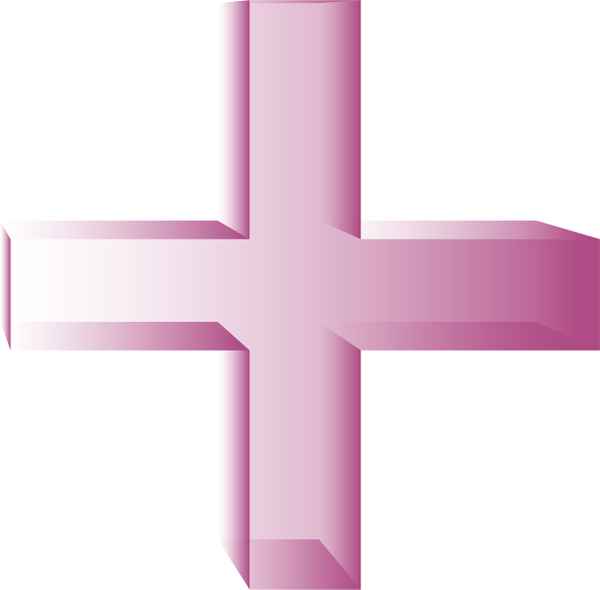 Kreuz lila