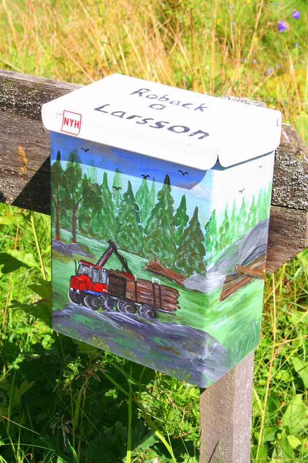 Toller Briefkasten in Schweden