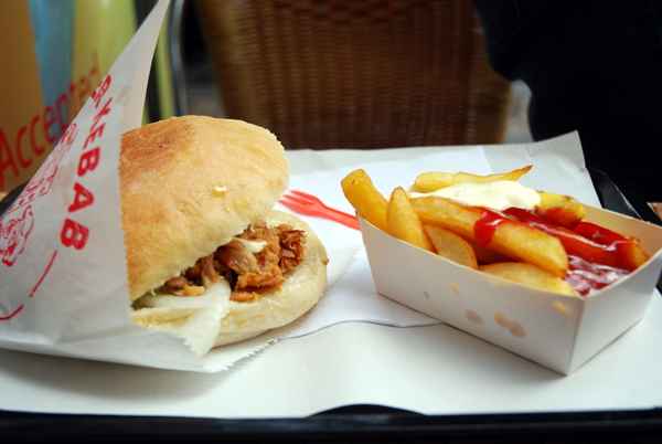 kebab und Pomes