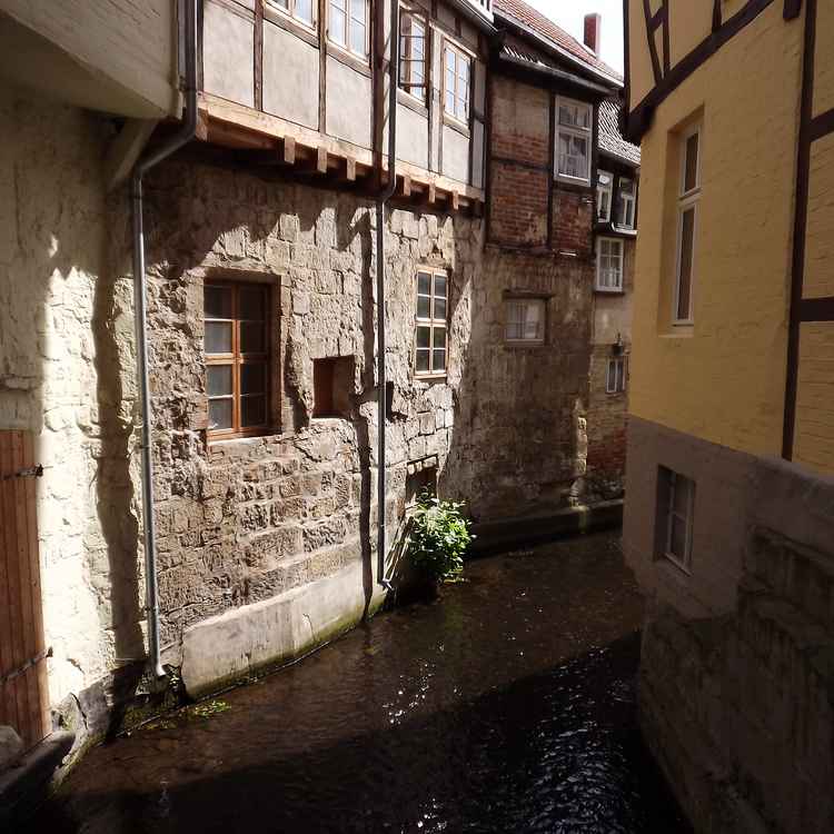 Kleiner Bach in Quedlinburg