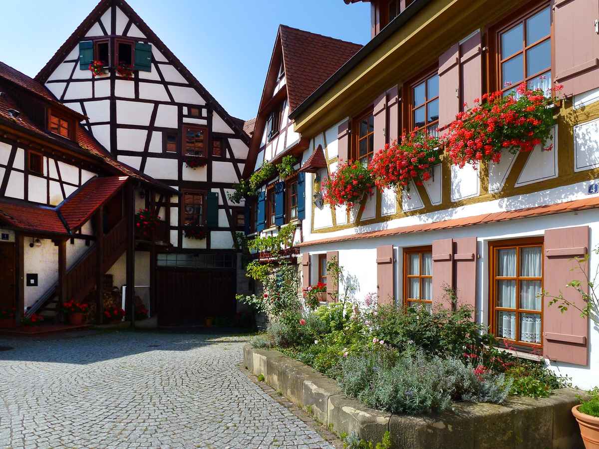 Altstadt-Fachwerk-Ensemble in Rottenburg