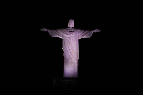 Christo Redentor am Abend ...beleuchtet