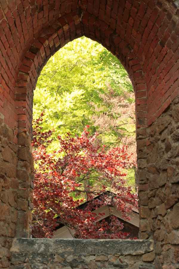 Fenster einer Burgruine
