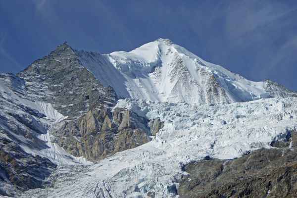Weisshorn-Nordgrat mit Bisgletscher