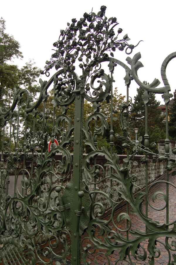Verziertes Gartentor