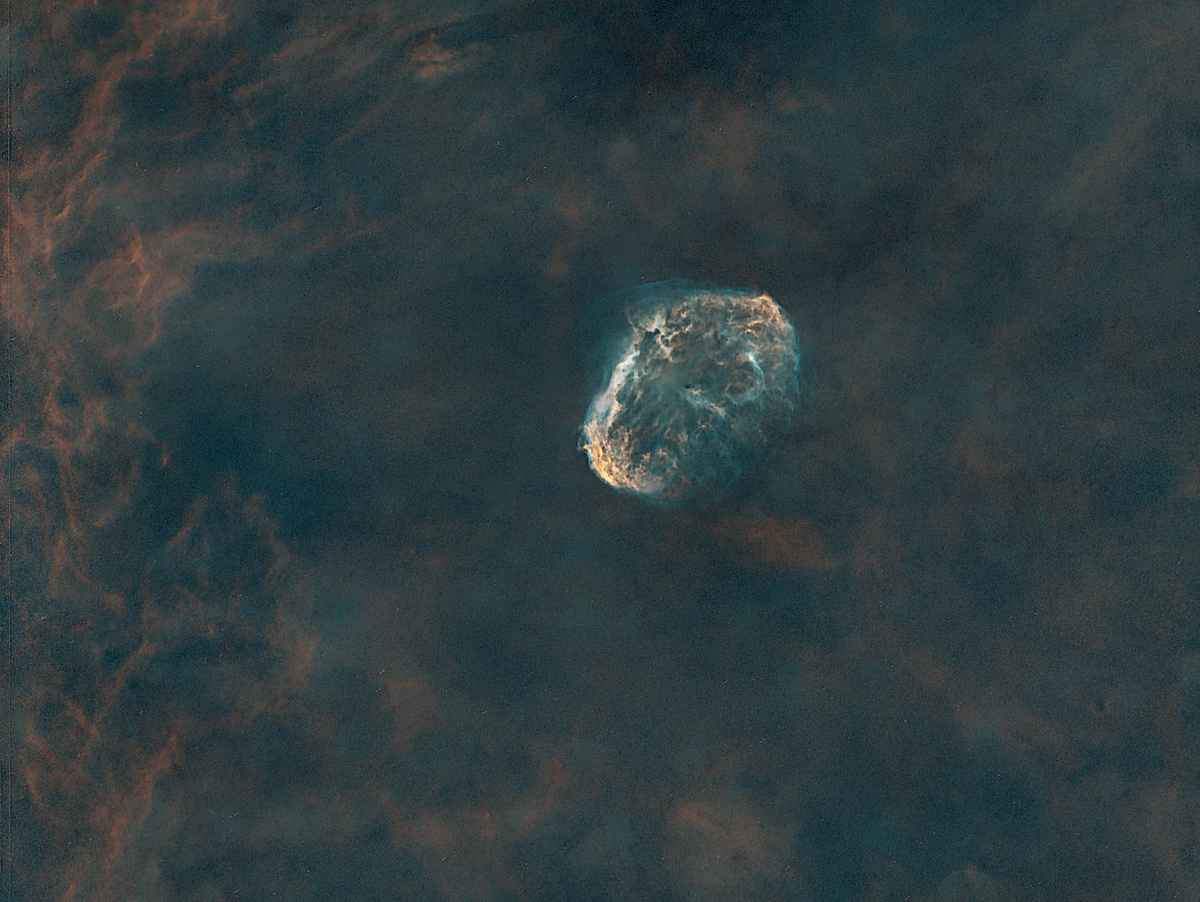 NGC 6888 180 Minuten -H-Alpha+OIII+SII