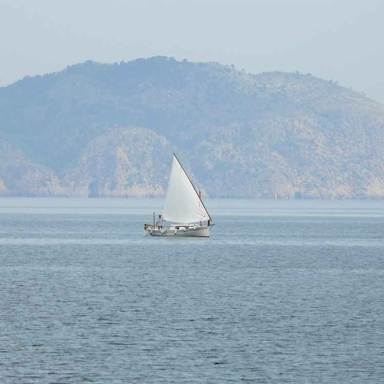 kleines Segelboot