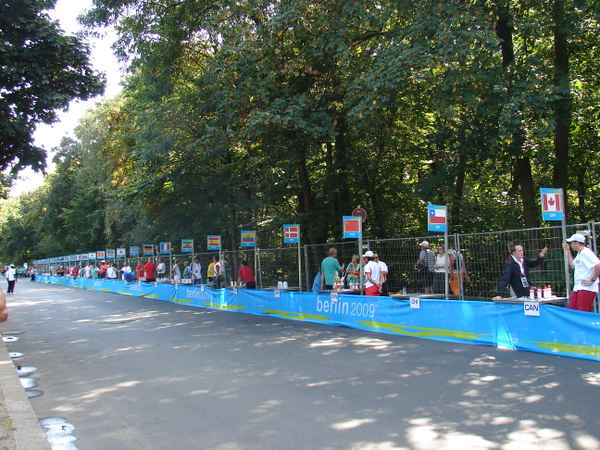 Verpflegungsstand bei der WM in Berlin