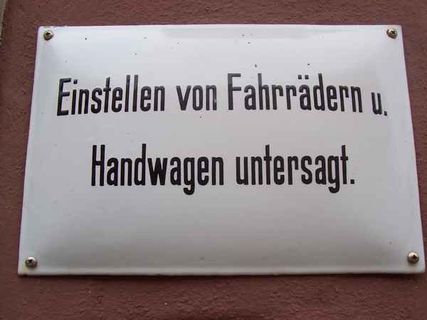 Verbote hin Verbote her