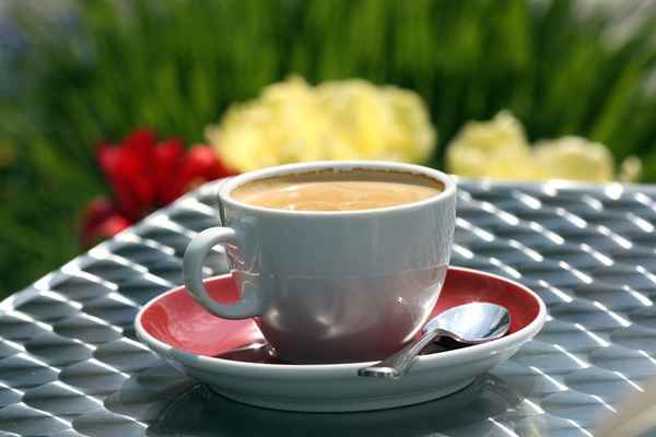 Kaffee im Freien