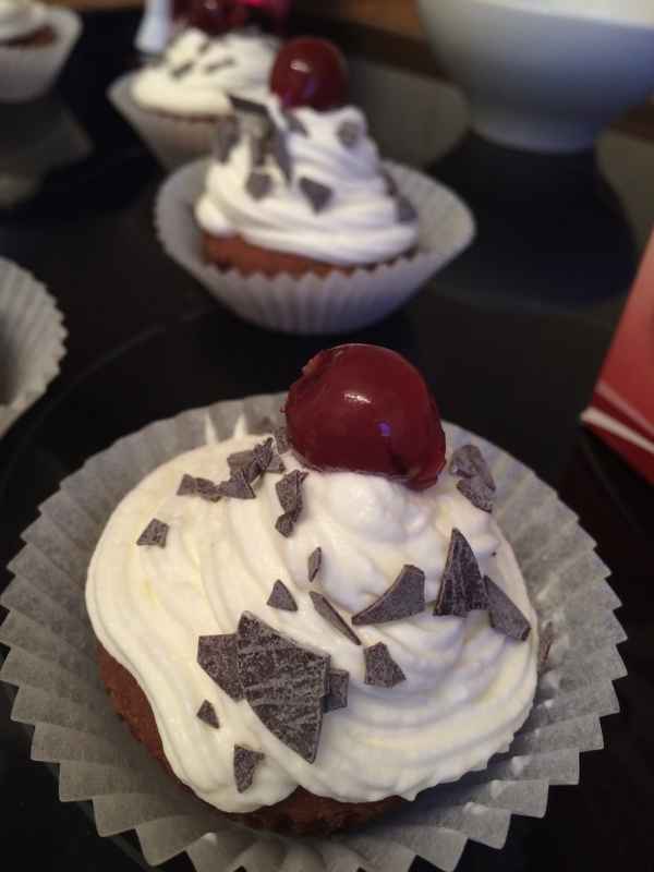 Schwarzwälder Kirsch Cupcake