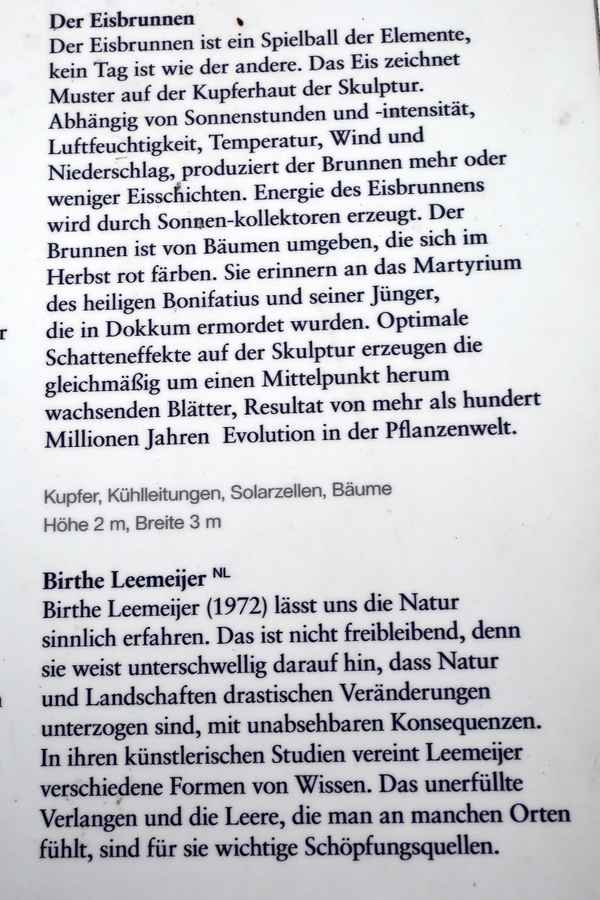Beschreibung zum Eisbrunnen