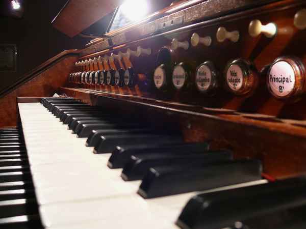 Detail, Register der Wattwiller Orgel