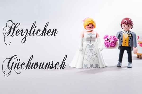 Glückwunsch zur Hochzeit