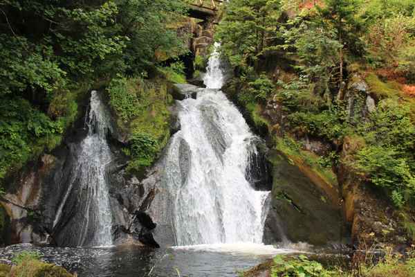 Triberger Wasserfall..... Teilansicht