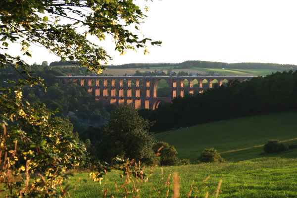 Abendsonne und Göltzschtalbrücke