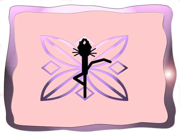 Katze Kittycat tanzt Ballett