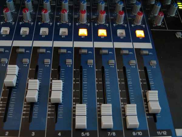 Mischpult Fadergruppe