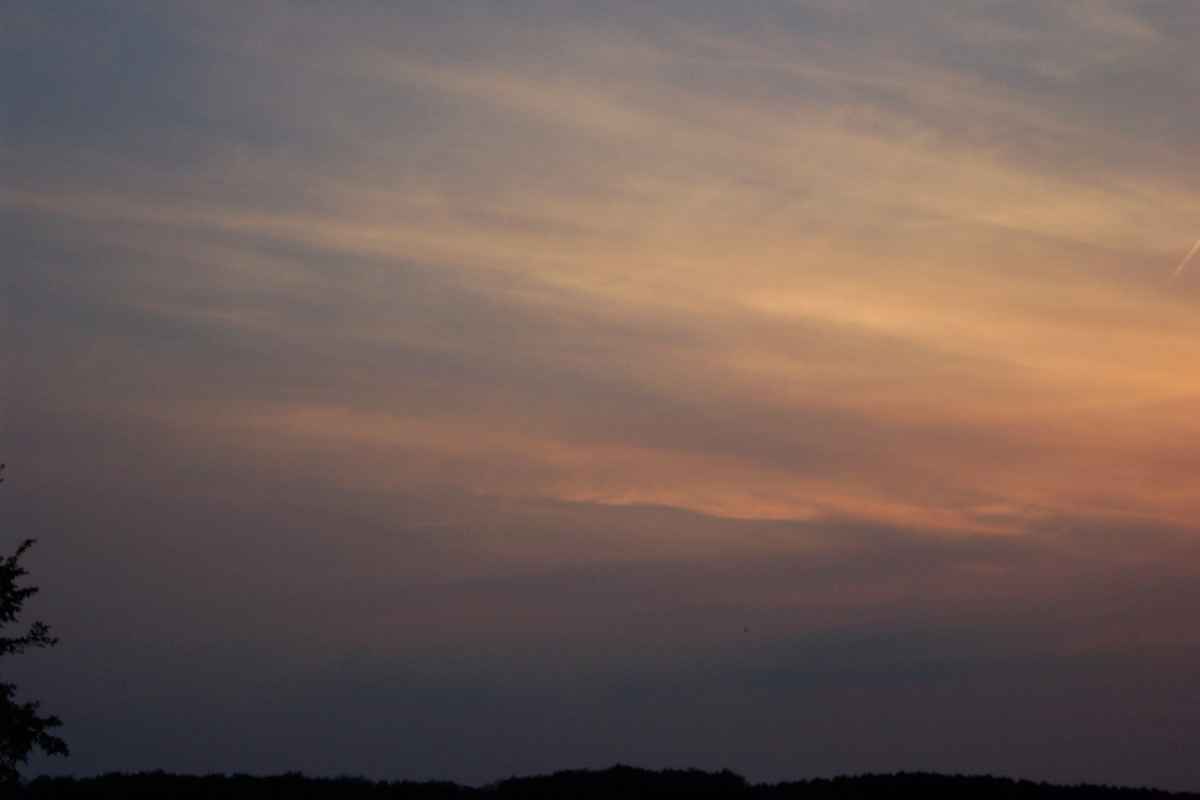 Abendhimmel über der Soester Börde
