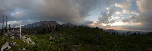 Panorama vom Sonnenuntergang vom 21.Juni 2014