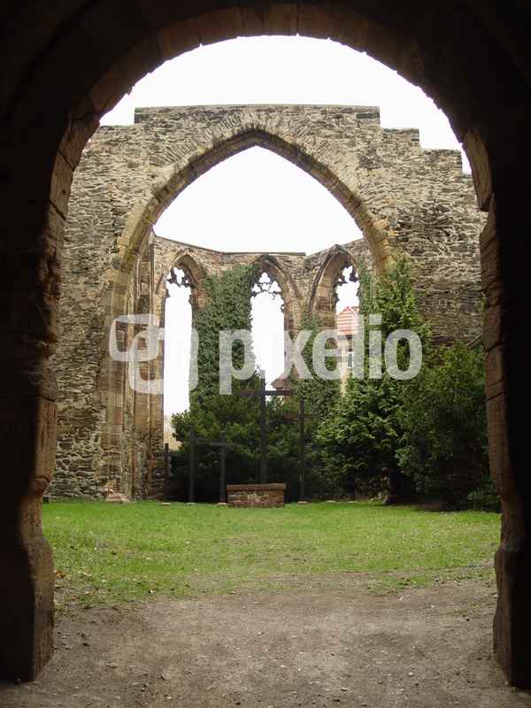 Die Ruine der Wiedenkirche Weida