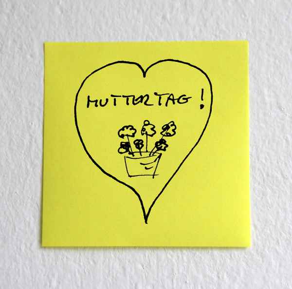 Muttertag - Post-It, Klebezettel, Haftnotiz