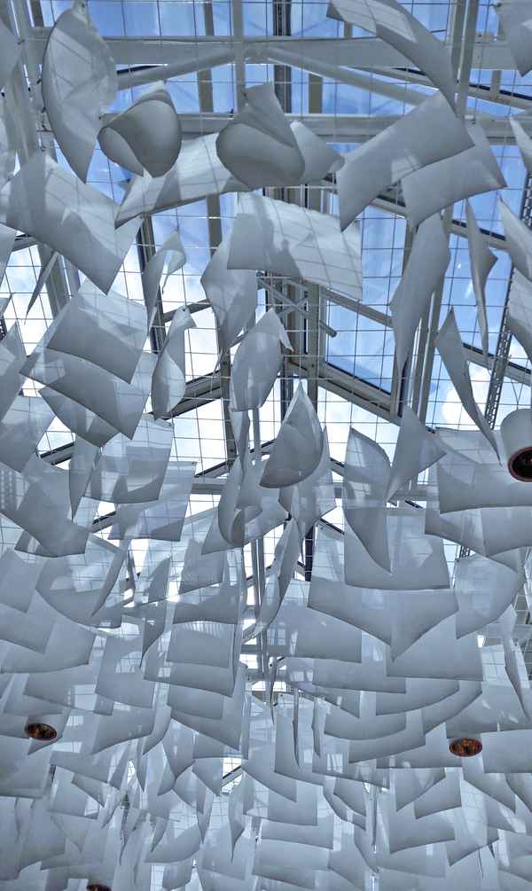 Blick in den Himmel - Weserpark in Bremen