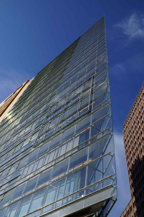 Fassade am Potsdamer Platz in Berlin